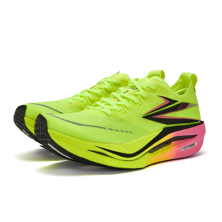 361 Degrees Flame 5.0 (飞燃 5.0) "Redline" - Running Shoes Unisex Yellow - Image 3