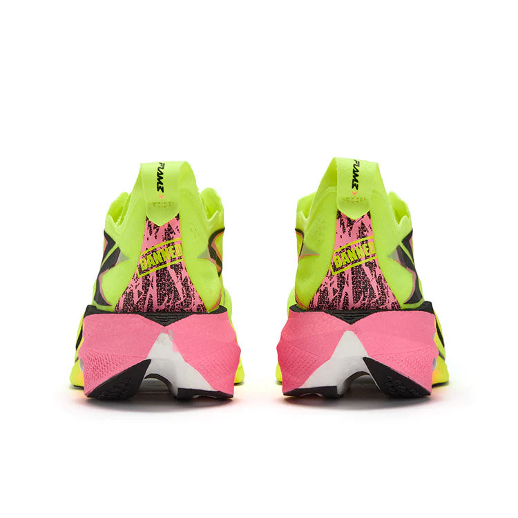 361 Degrees Flame 5.0 (飞燃 5.0) "Redline" - Running Shoes Unisex Yellow - Image 4