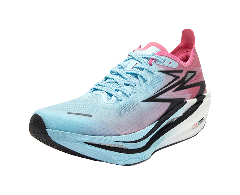361 Degrees Flying Flame 4 'Reverse' - Running Shoes Unisex Blue/Pink - Image 3