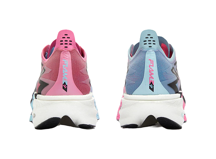 361 Degrees Flying Flame 4 'Reverse' - Running Shoes Unisex Blue/Pink - Image 4