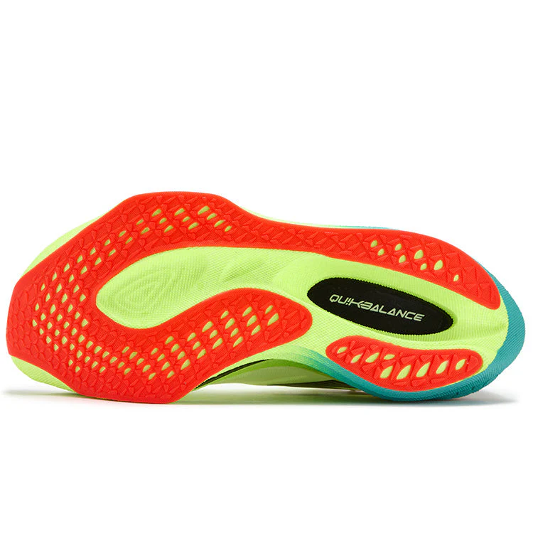 361° Flame 4 ET Cushioning Slip Resistant Abrasion Resistant Low top Running Shoes Unisex Neon Solar Yellow - Image 5