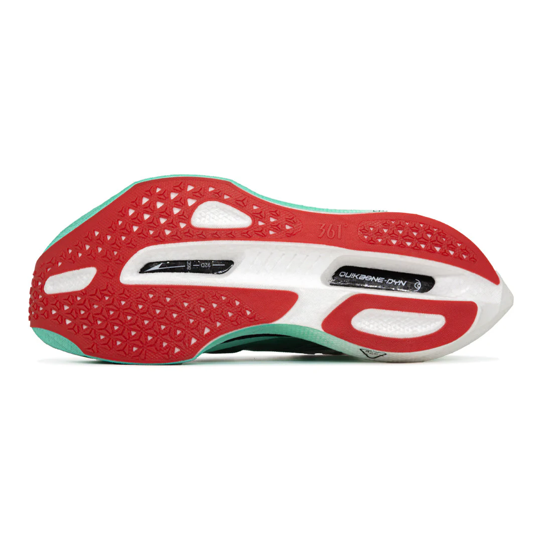 361° Flying Flame 5 "Qingdao" - Marathon Running Shoes Unisex White Green - Image 5