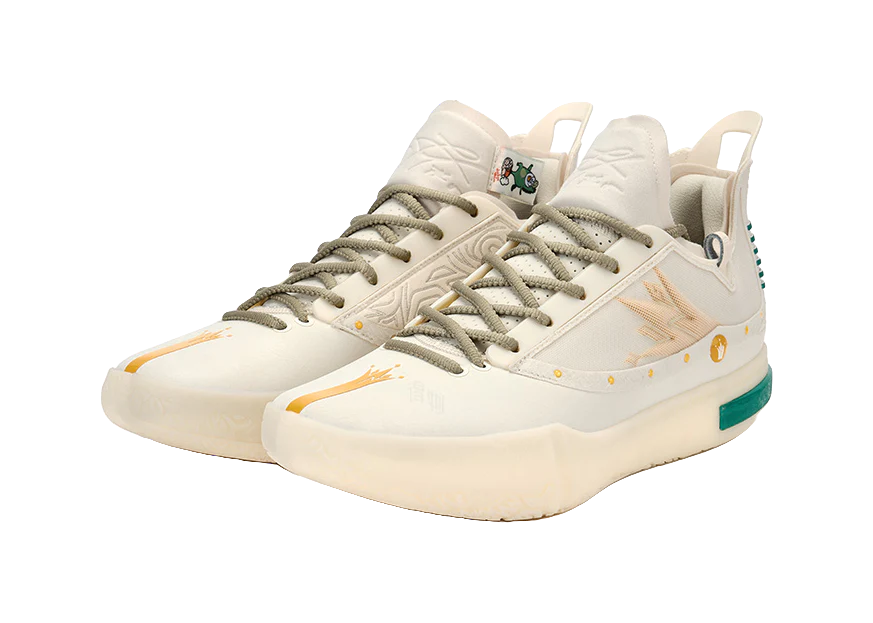 361° Nikola Jokić Joker 1 GT 'Duckyo Friends' - Basketball Shoes Men's Simi Green - Image 3