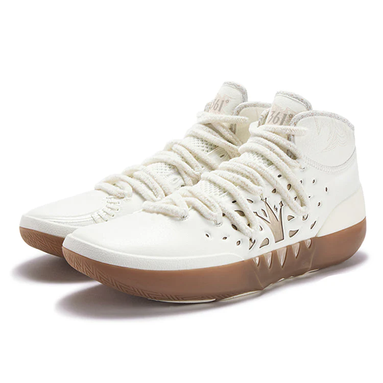 361° Joker2 Nikola Jokic 2 MIRO Mid top Basketball Shoes Unisex Luxury Gold - Image 3