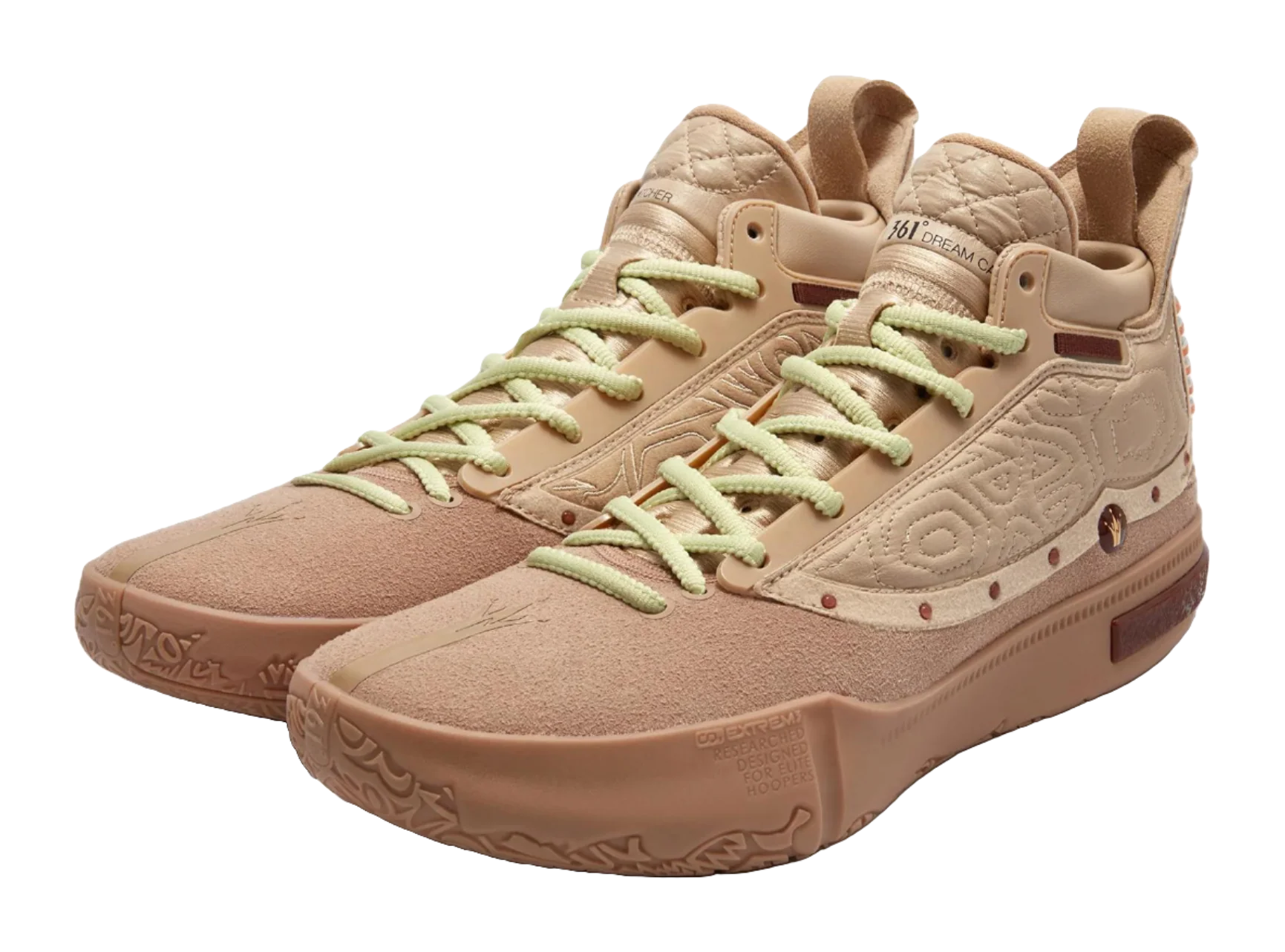 361° Nikola Jokić Joker 1 GT PE 'Capybara' - basketball shoes for men brown - Image 4
