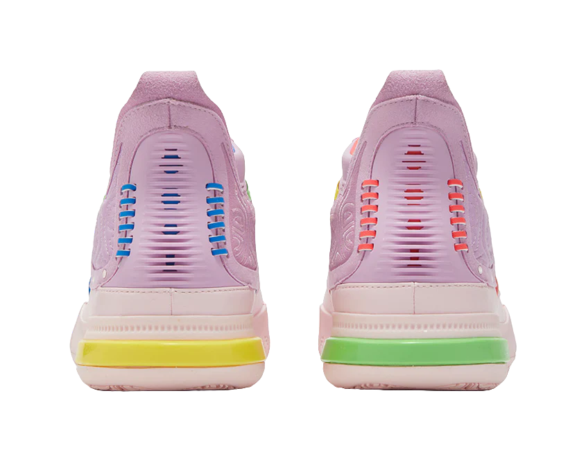 361° Nikola Jokić Joker 1 GT 'Peppa Pig' - Basketball Shoes Men's Pink Red Blue - Image 4