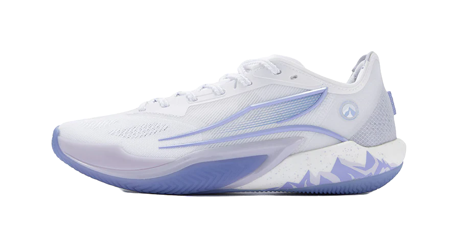 361° Racing 2Pro Snow Mountain Basketball Shoes - Unisex Low-Cut Pro Training Sneakers with Cushioning, Grip & Wear-Resistant Outsole (Iris)