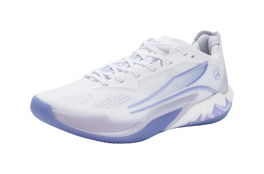 361° Racing 2Pro Snow Mountain Basketball Shoes - Unisex Low-Cut Pro Training Sneakers with Cushioning, Grip & Wear-Resistant Outsole (Iris) - Image 2