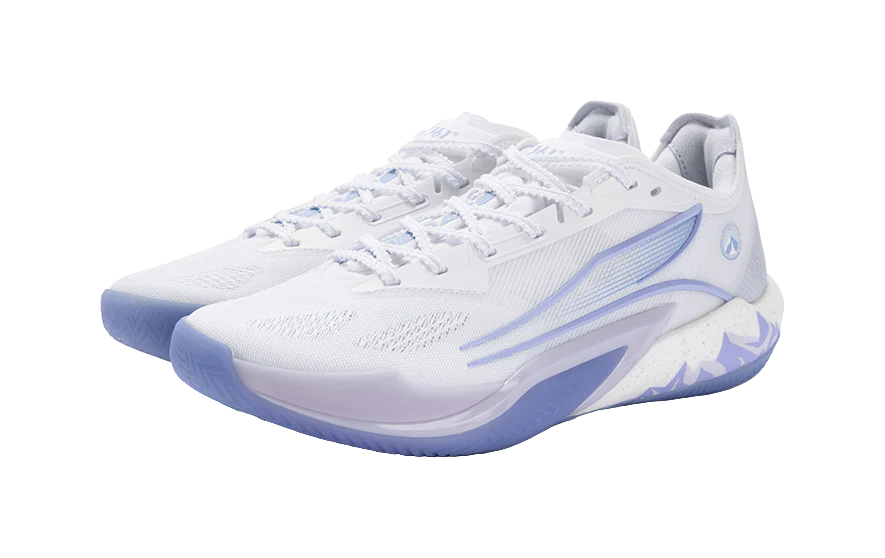 361° Racing 2Pro Snow Mountain Basketball Shoes - Unisex Low-Cut Pro Training Sneakers with Cushioning, Grip & Wear-Resistant Outsole (Iris) - Image 3