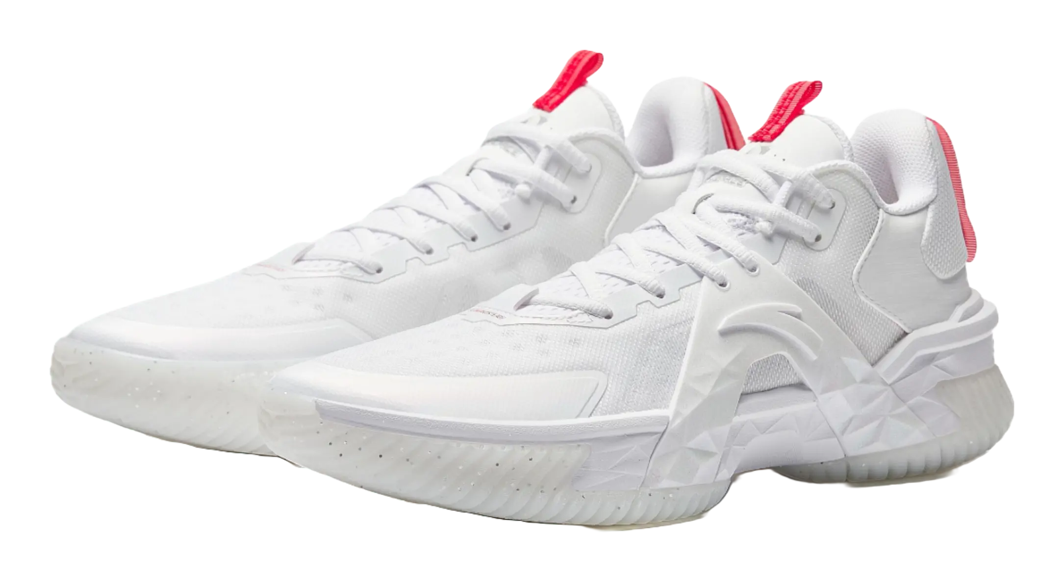 ANTA Men's Air Space 5 Basketball Shoes - Nitrogen Cushioning, Slip & Abrasion Resistant, White - Image 4