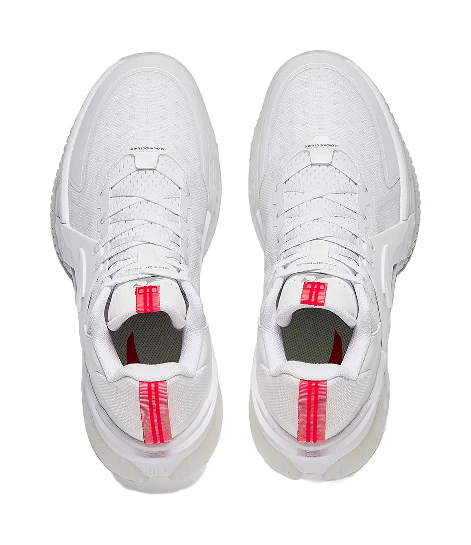 ANTA Men's Air Space 5 Basketball Shoes - Nitrogen Cushioning, Slip & Abrasion Resistant, White - Image 6