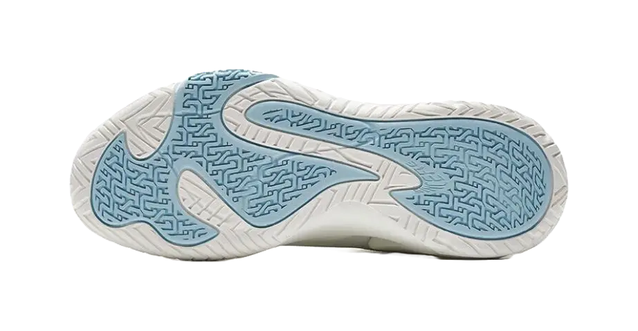Anta Airspace 4 Men's Basketball Shoes - Slip & Abrasion Resistant Low Tops - White/Blue/Pink - Image 6