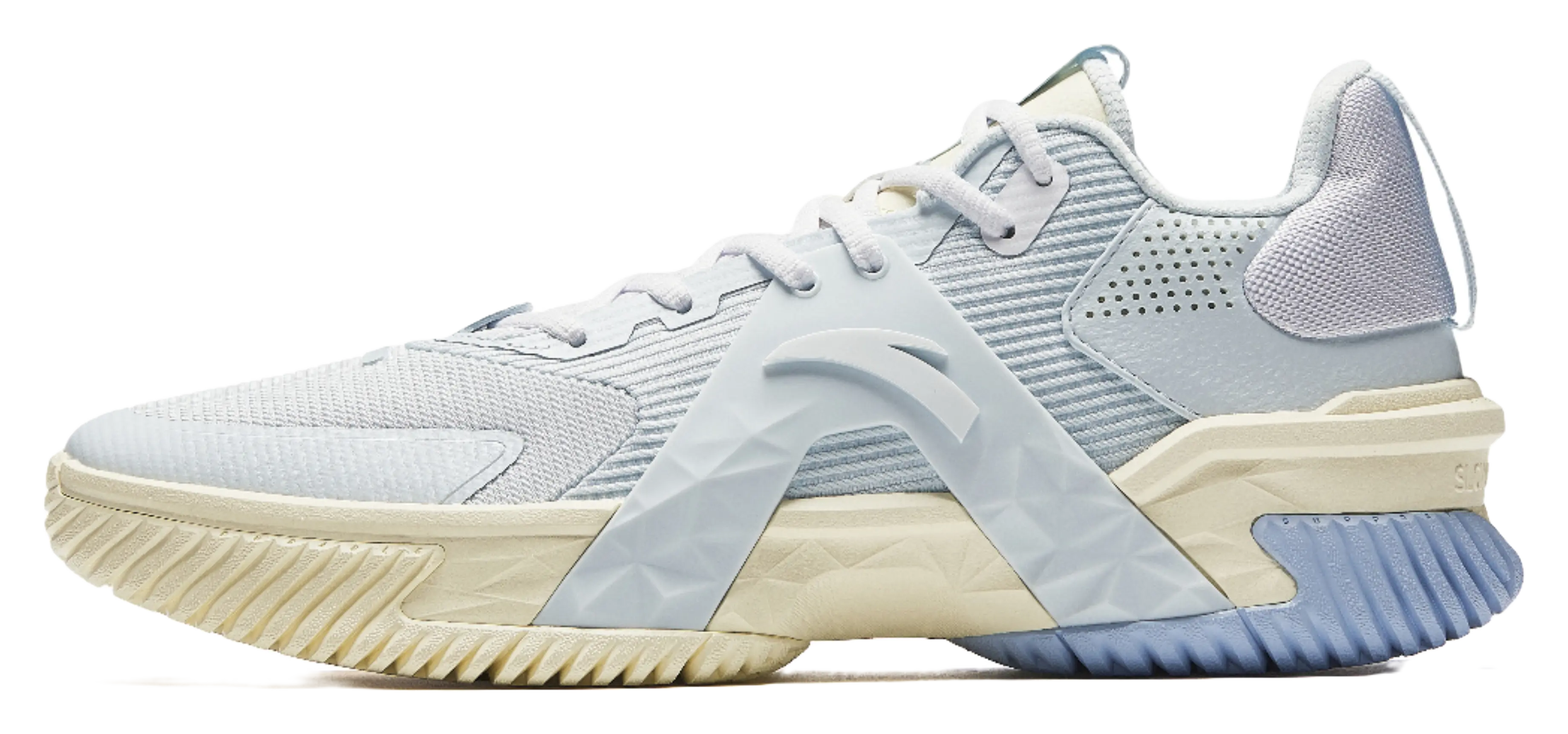 ANTA Airspace 5 Men's Low Top Basketball Shoes Light Mist Gray/Anta White