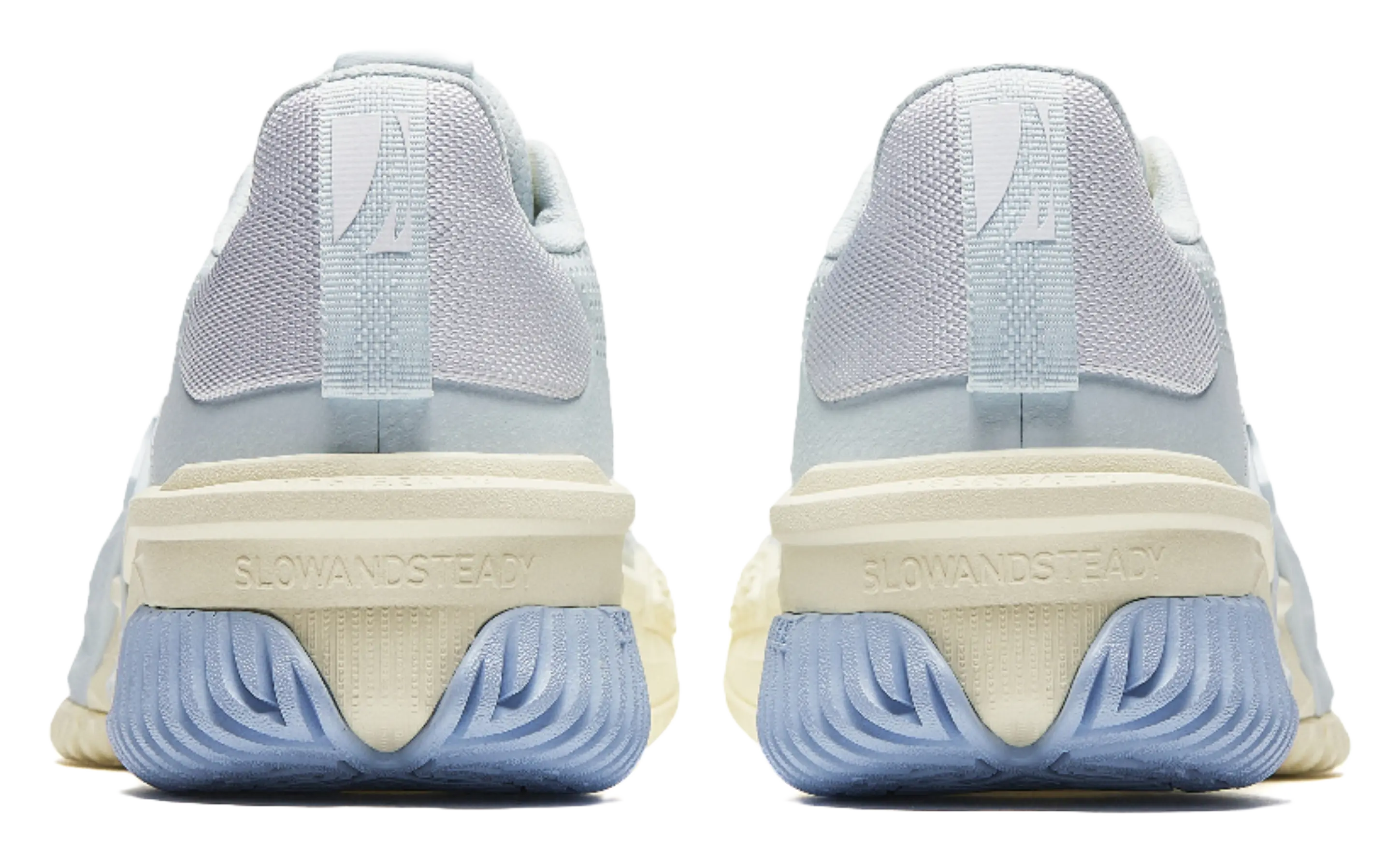 ANTA Airspace 5 Men's Low Top Basketball Shoes Light Mist Gray/Anta White - Image 5