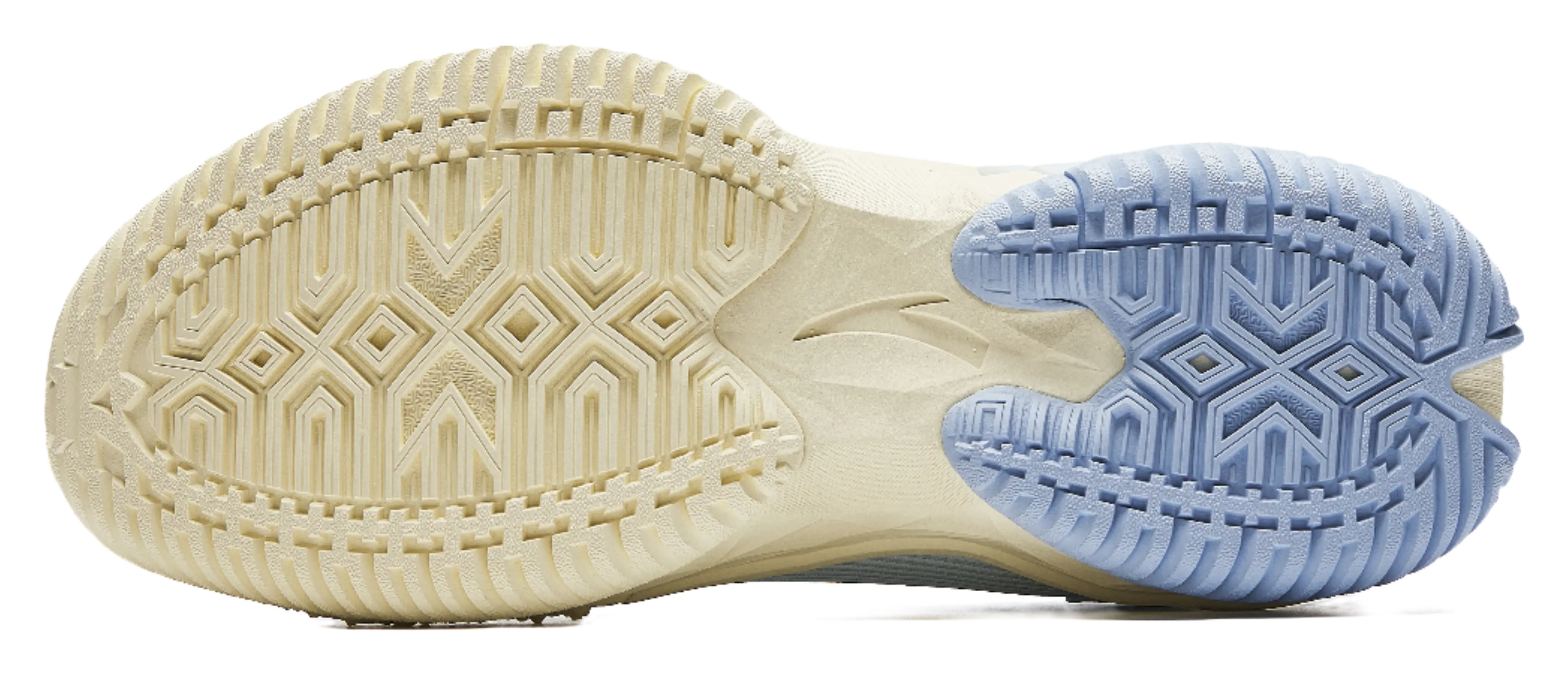 ANTA Airspace 5 Men's Low Top Basketball Shoes Light Mist Gray/Anta White - Image 6