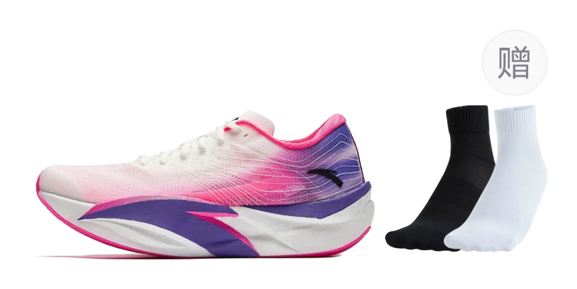 ANTA C202 6.0 'White Red Purple' - Image 3