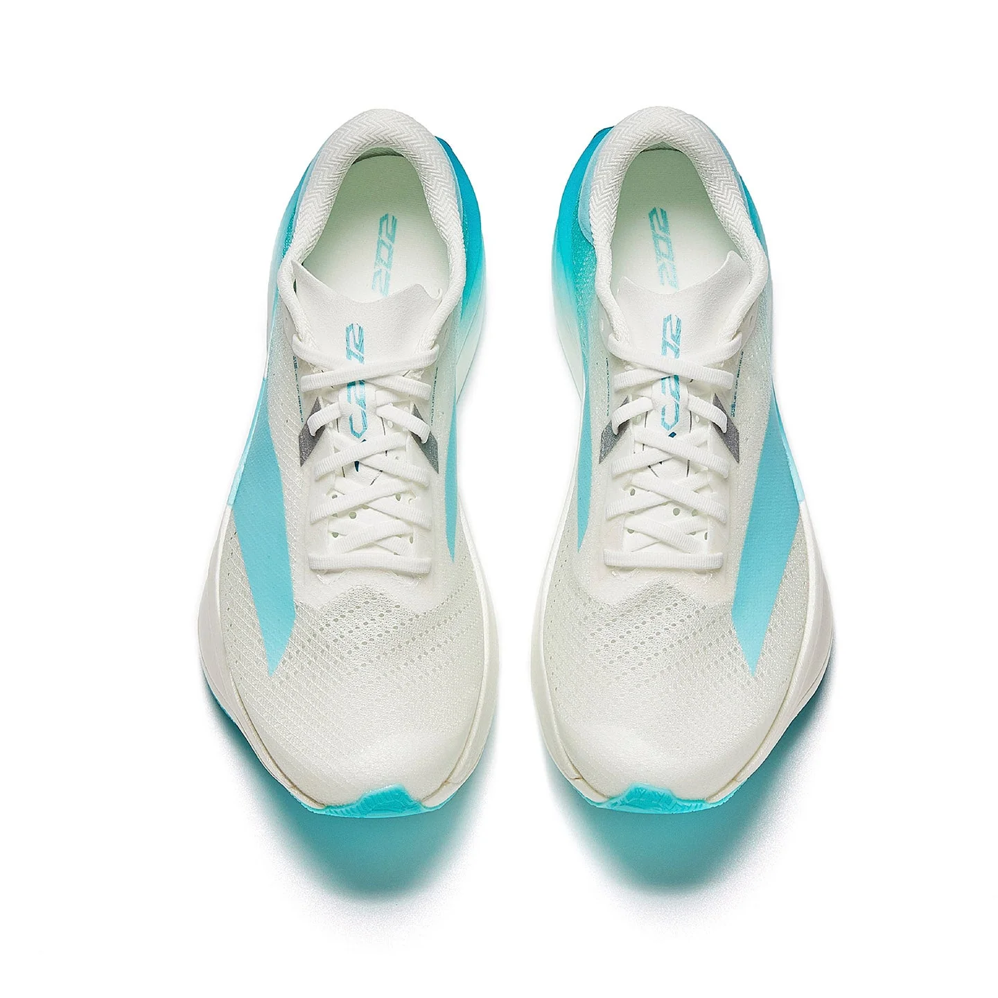 Anta C202 7.0 Comfortable Low top Running Shoes Mens White Blue - Image 3