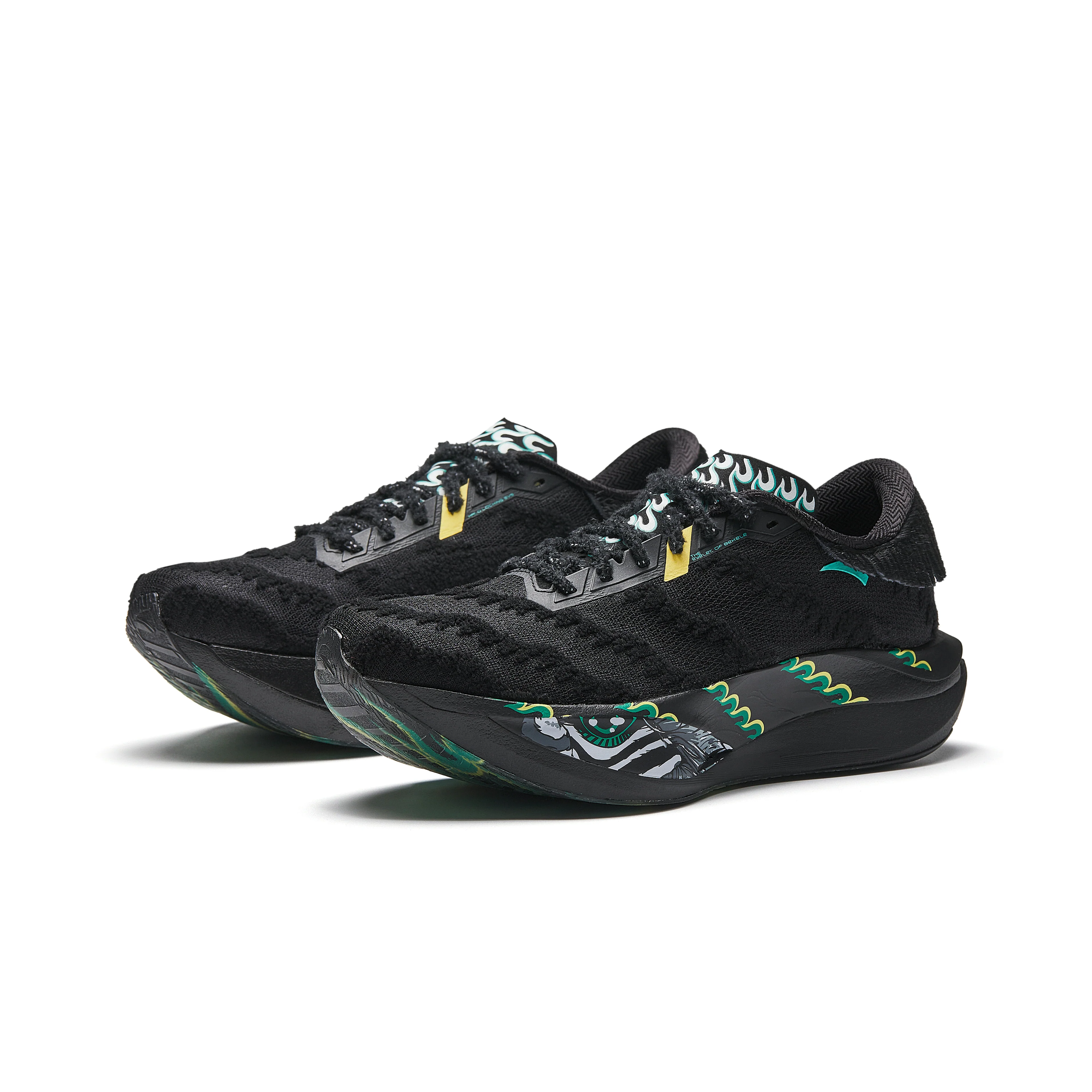 Anta C202 7.0 Low top Carbon Plate Casual Running Shoes Mens Basic Black - Image 2