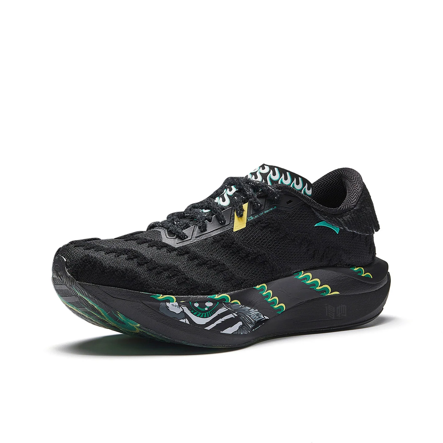 Anta C202 7.0 Low top Carbon Plate Casual Running Shoes Mens Basic Black - Image 3