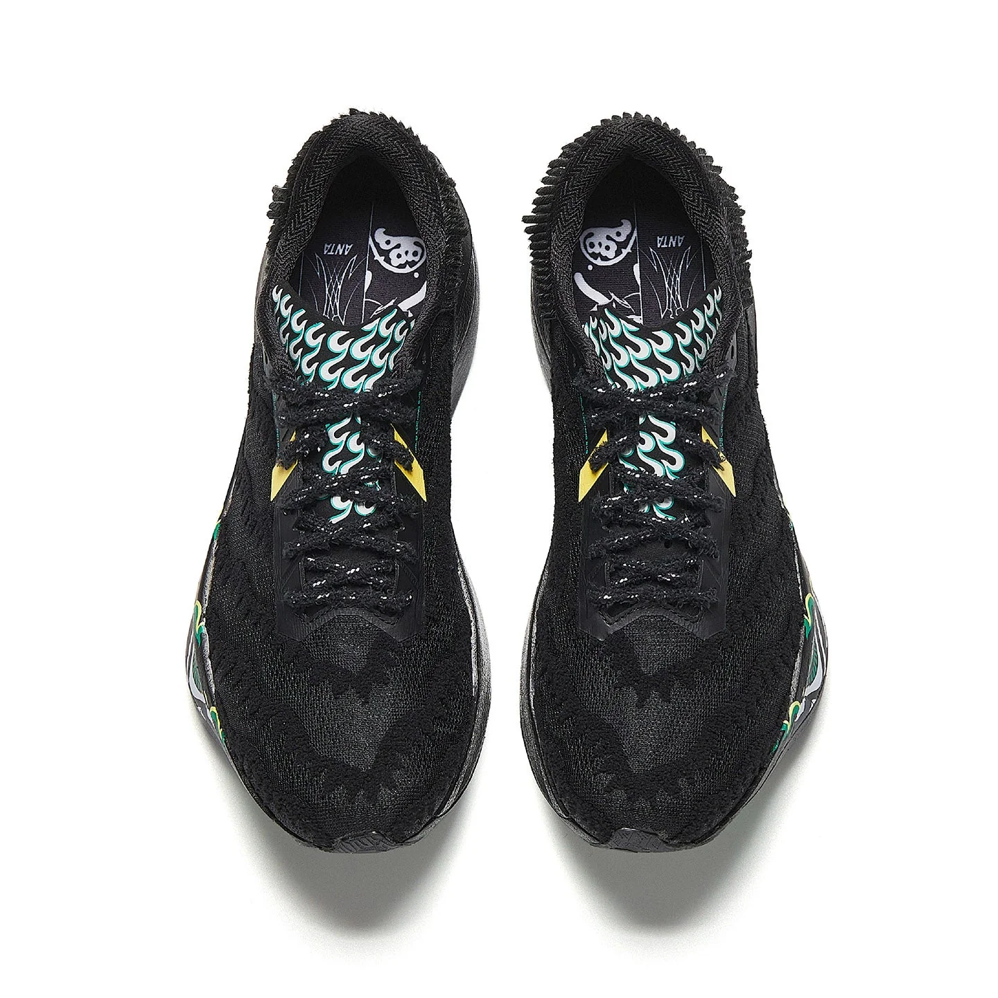 Anta C202 7.0 Low top Carbon Plate Casual Running Shoes Mens Basic Black - Image 5