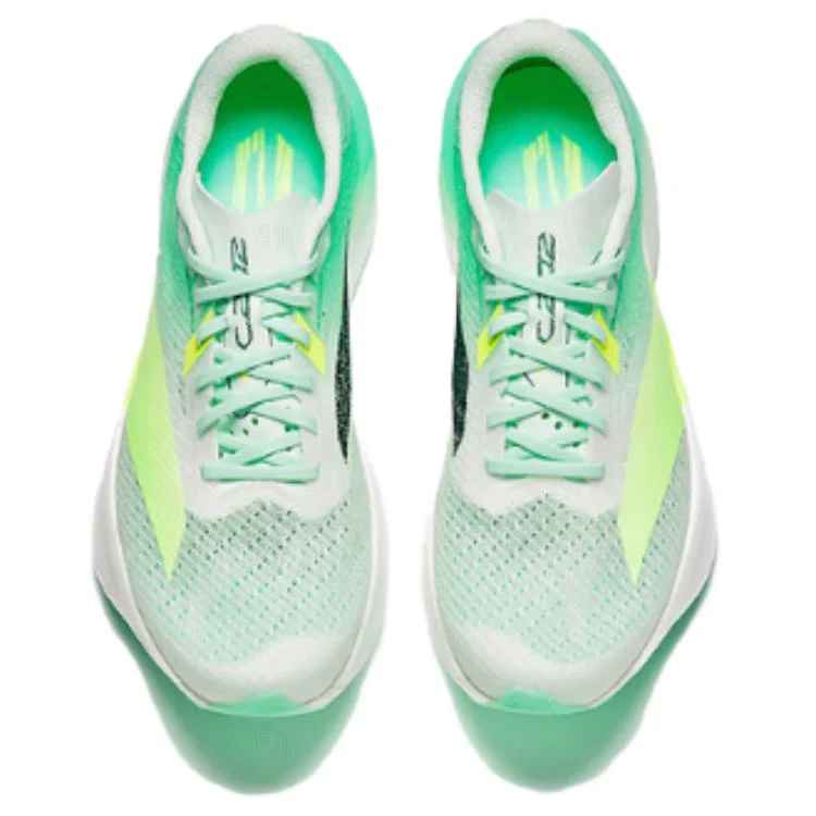 Anta C202 7.0 Low top Carbon Plate Racing Running Shoes Mens Papyrus White Thousand Mountain Green Neon Yellow - Image 3