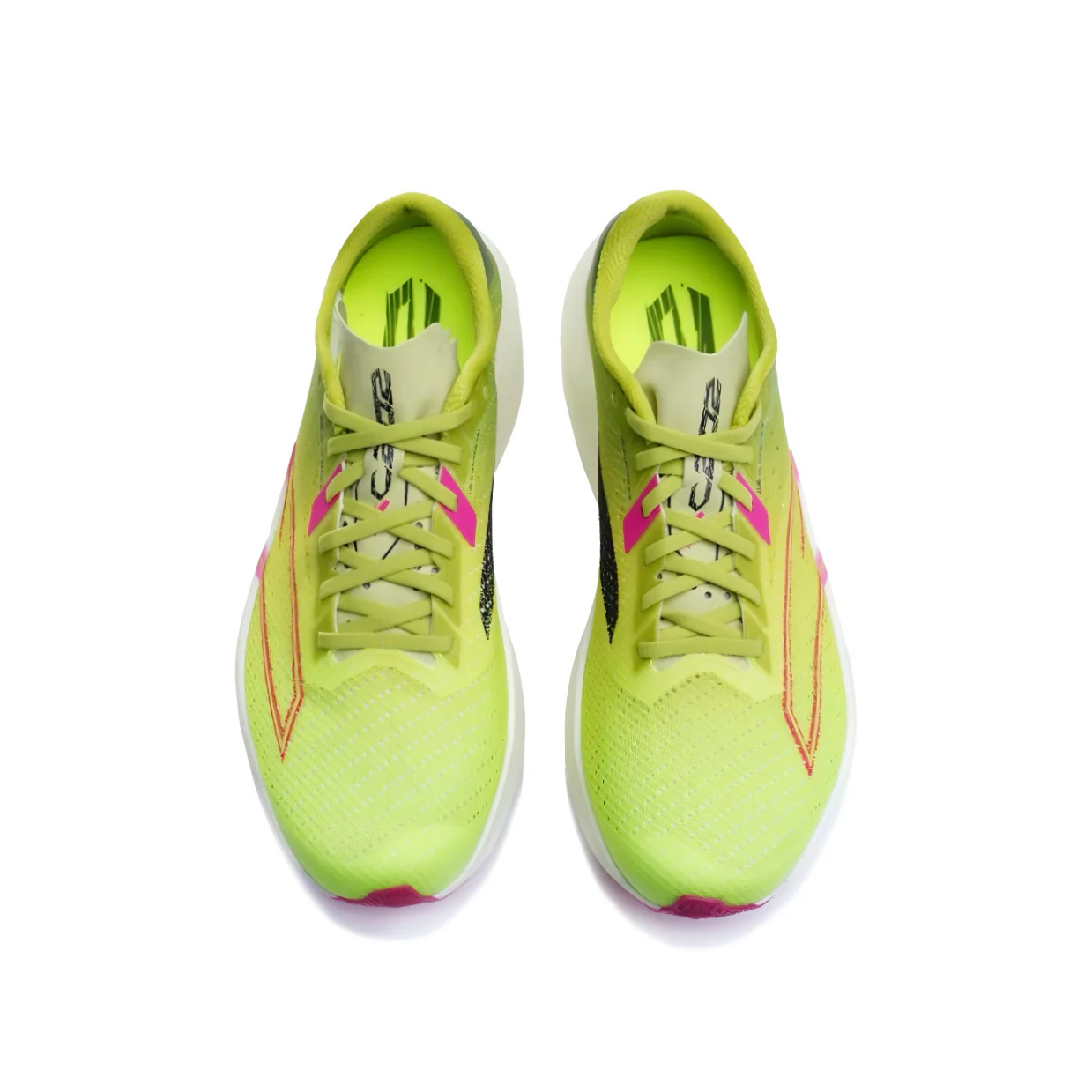 Anta C202 7.0 Low top Racing Running Shoes Mens Green Yellow Red - Image 4