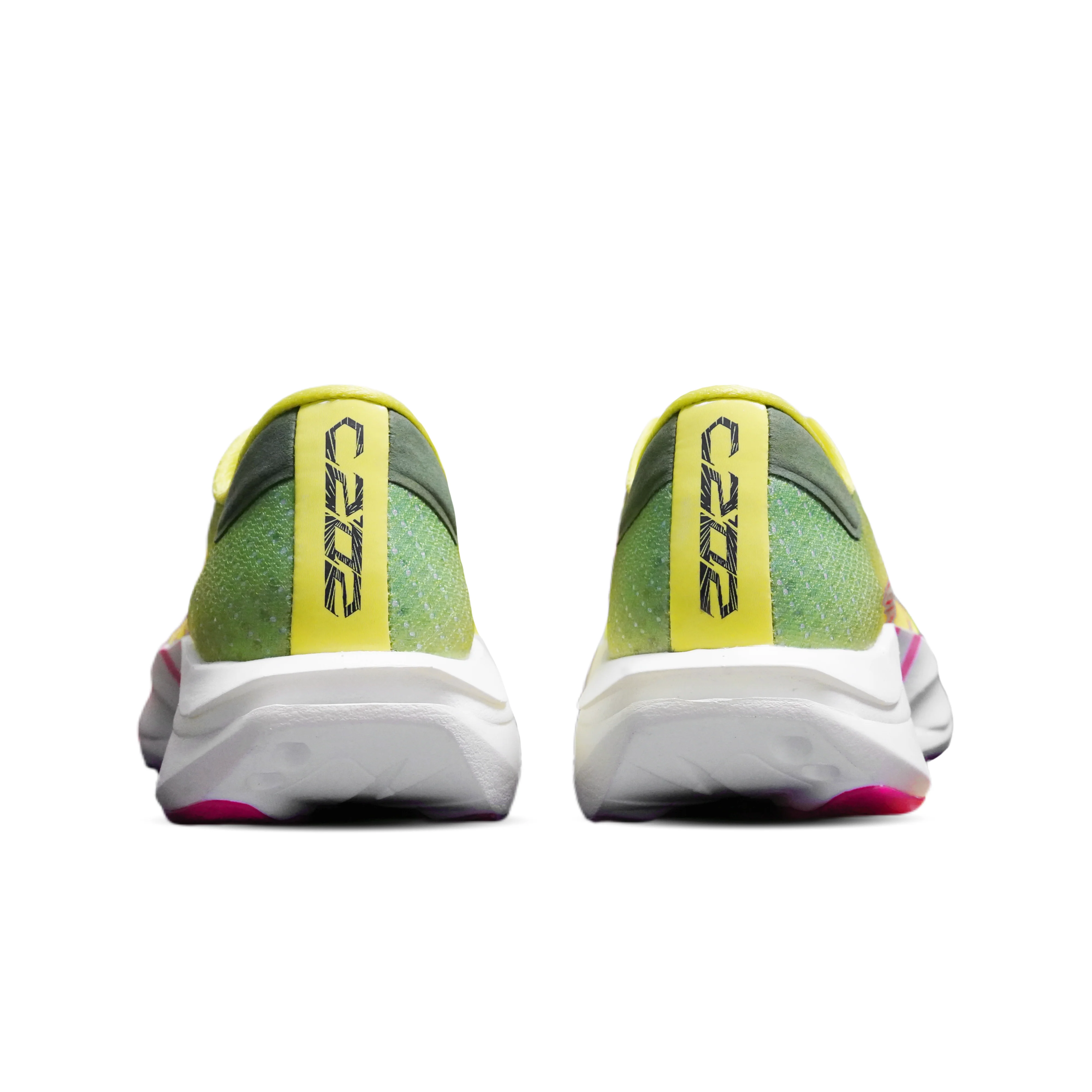 Anta C202 7.0 Low top Racing Running Shoes Mens Green Yellow Red - Image 5