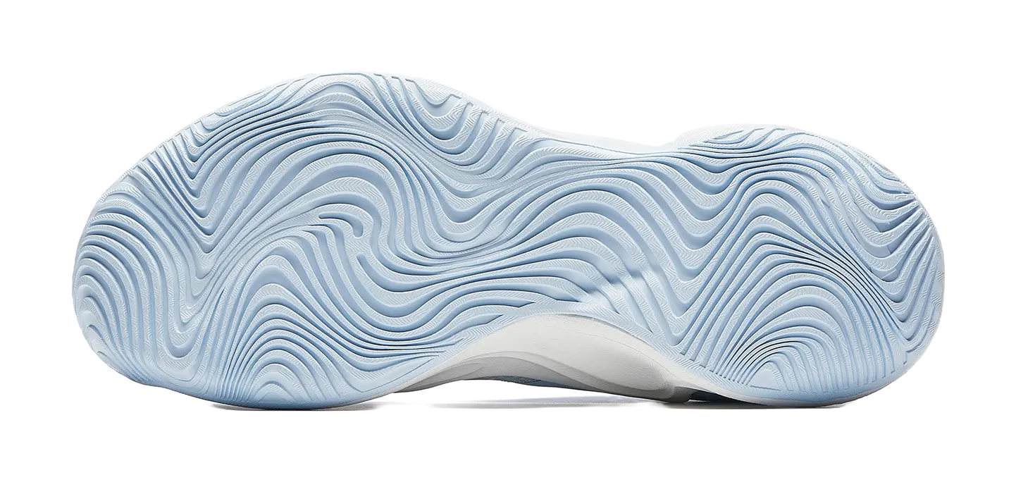Anta Heat Wave 'Ice Crystal' Basketball Shoes Mens Moonlight Ice Blue - Image 5