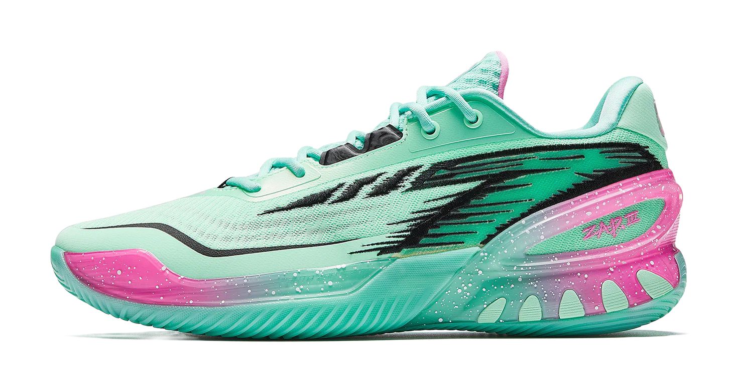 Anta Instant Zap 3 'Christmas' - Basketball Shoes Men's Green Pink