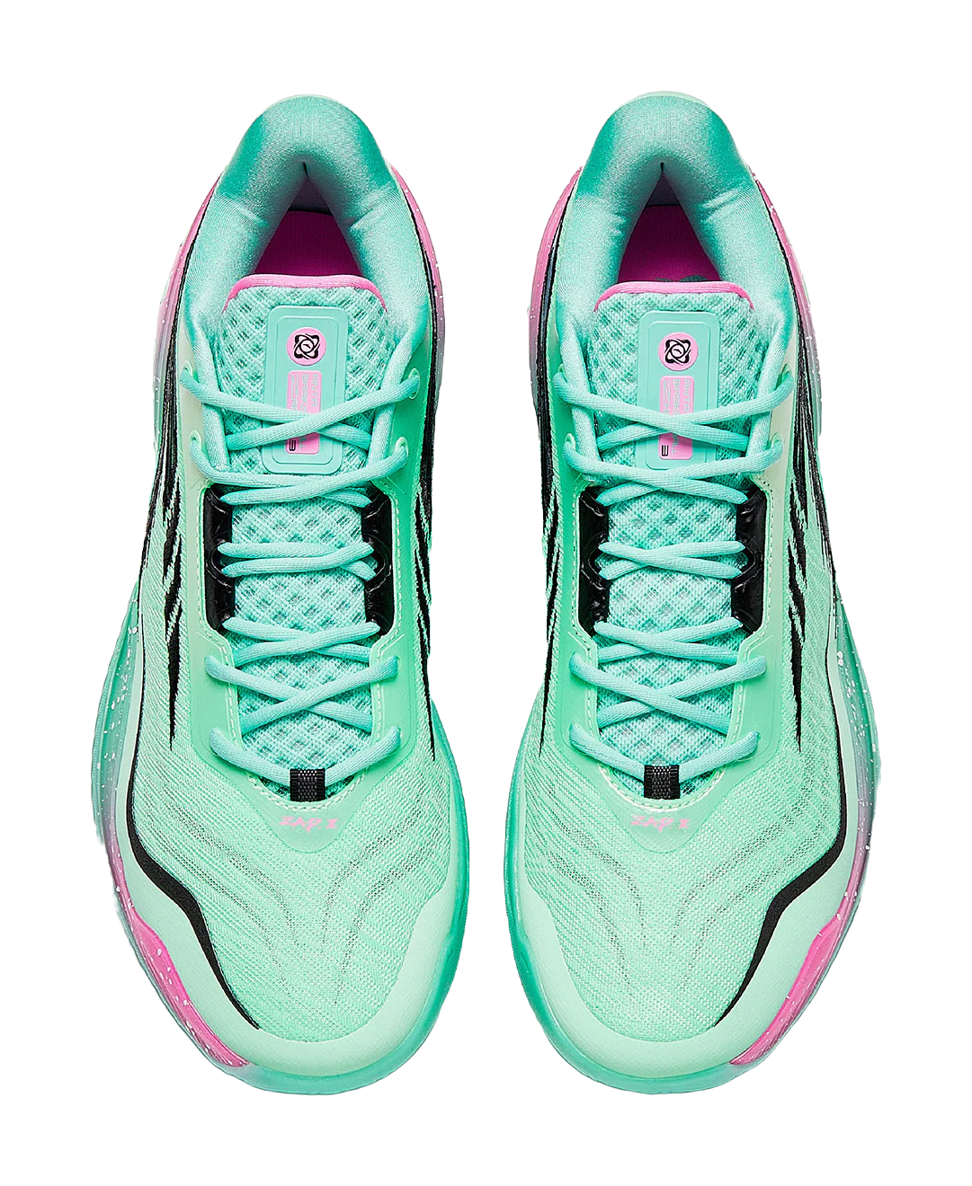 Anta Instant Zap 3 'Christmas' - Basketball Shoes Men's Green Pink - Image 3