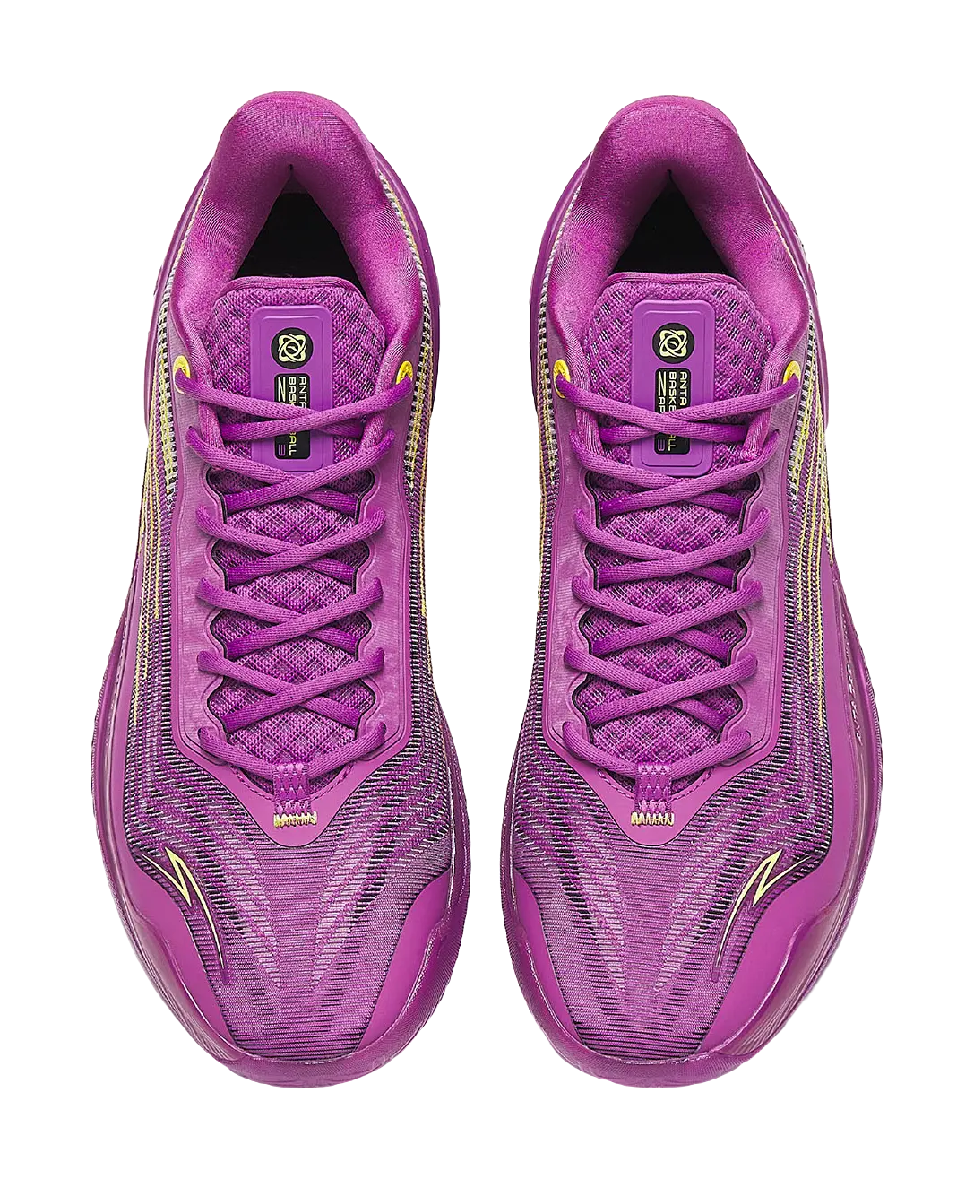 Anta Instant Zap 3 Bauhinia - Basketball Shoes Men's Purple Gold - Image 3