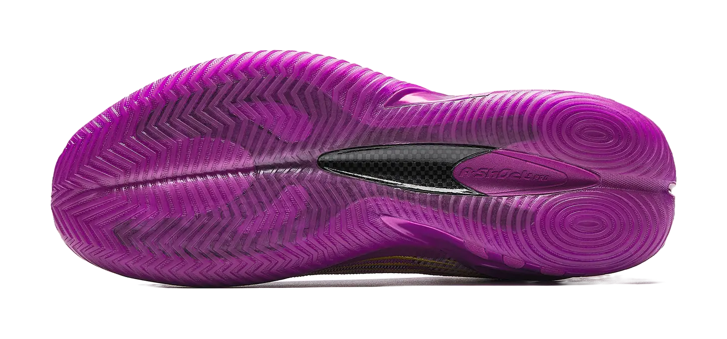 Anta Instant Zap 3 Bauhinia - Basketball Shoes Men's Purple Gold - Image 5