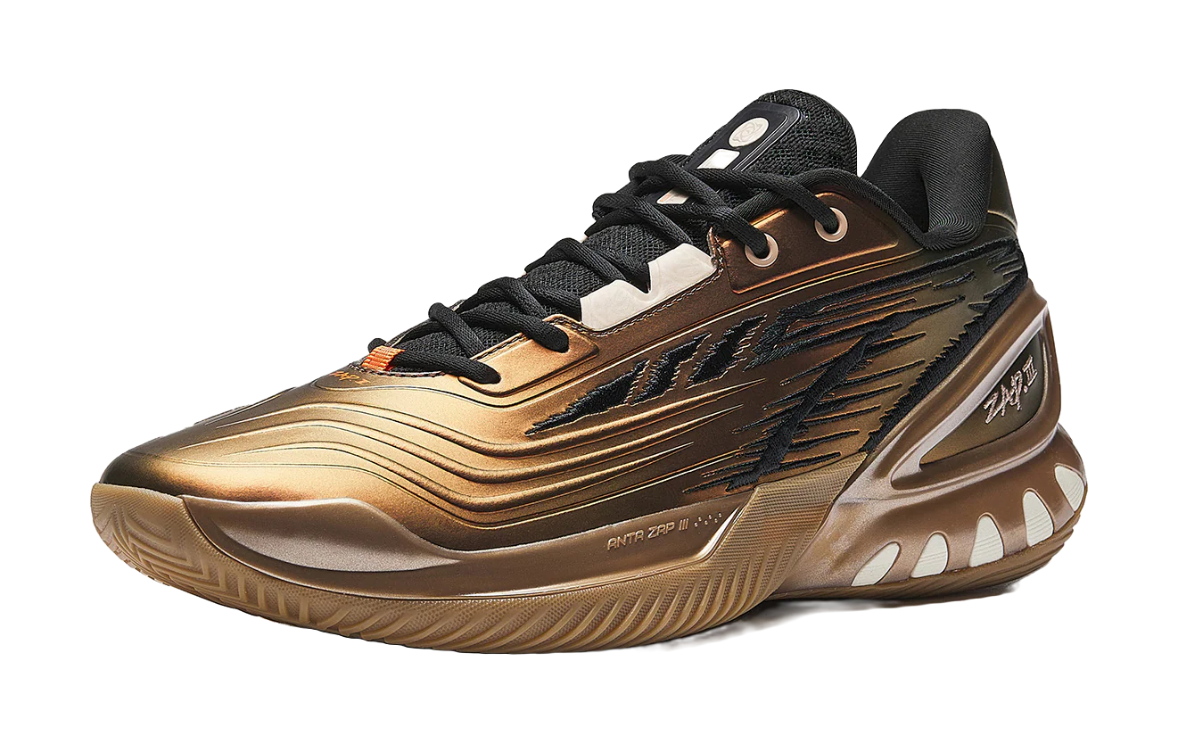 Anta Instant Zap 3 'Gilded' - Basketball Shoes Men's Gold - Image 2