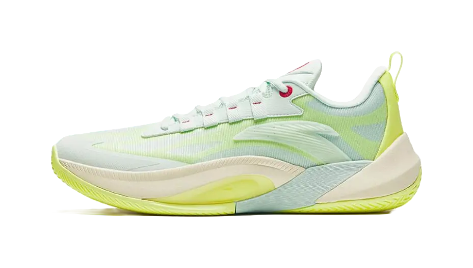 Anta Instantaneous 1 Basketball Shoes Men's Cushioning Wear-Resistant White Yellow Green