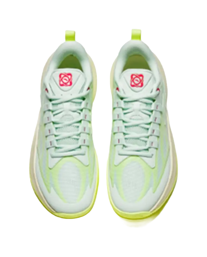 Anta Instantaneous 1 Basketball Shoes Men's Cushioning Wear-Resistant White Yellow Green - Image 3
