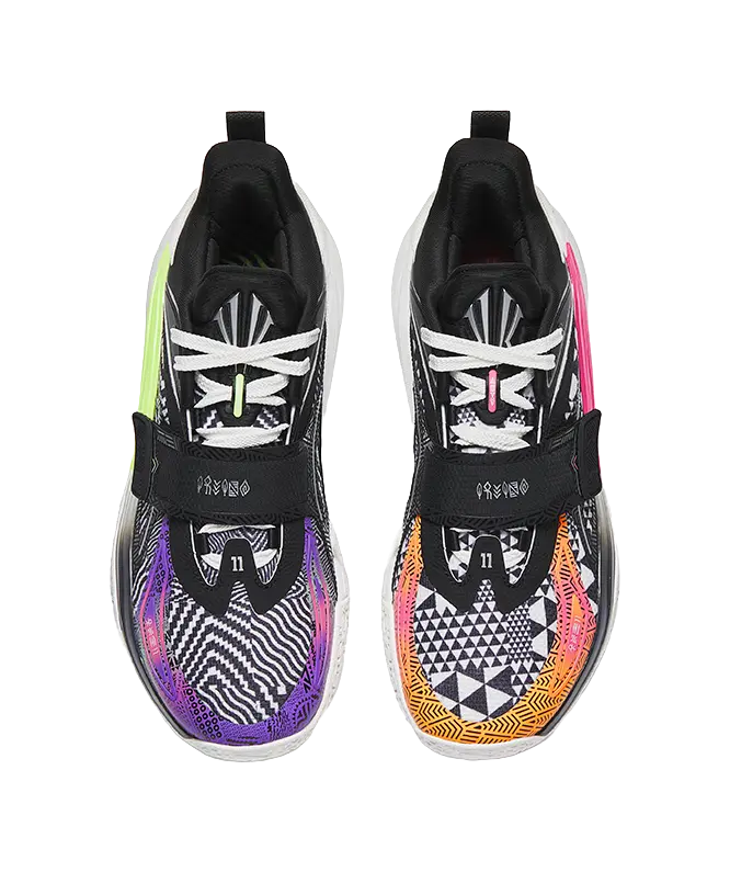Anta KAI 1 'Enlightened Warrior' - Basketball Shoes Men's Mismatched Black White - Image 4