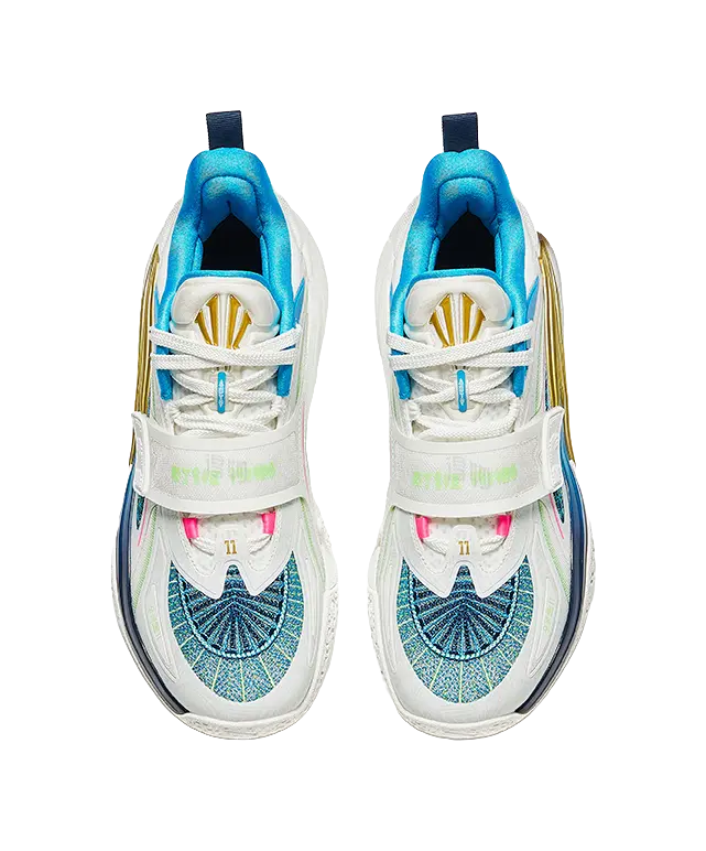 Anta Kai 1 'Playoffs Home" - Basketball Shoes Men's White Blue - Image 3