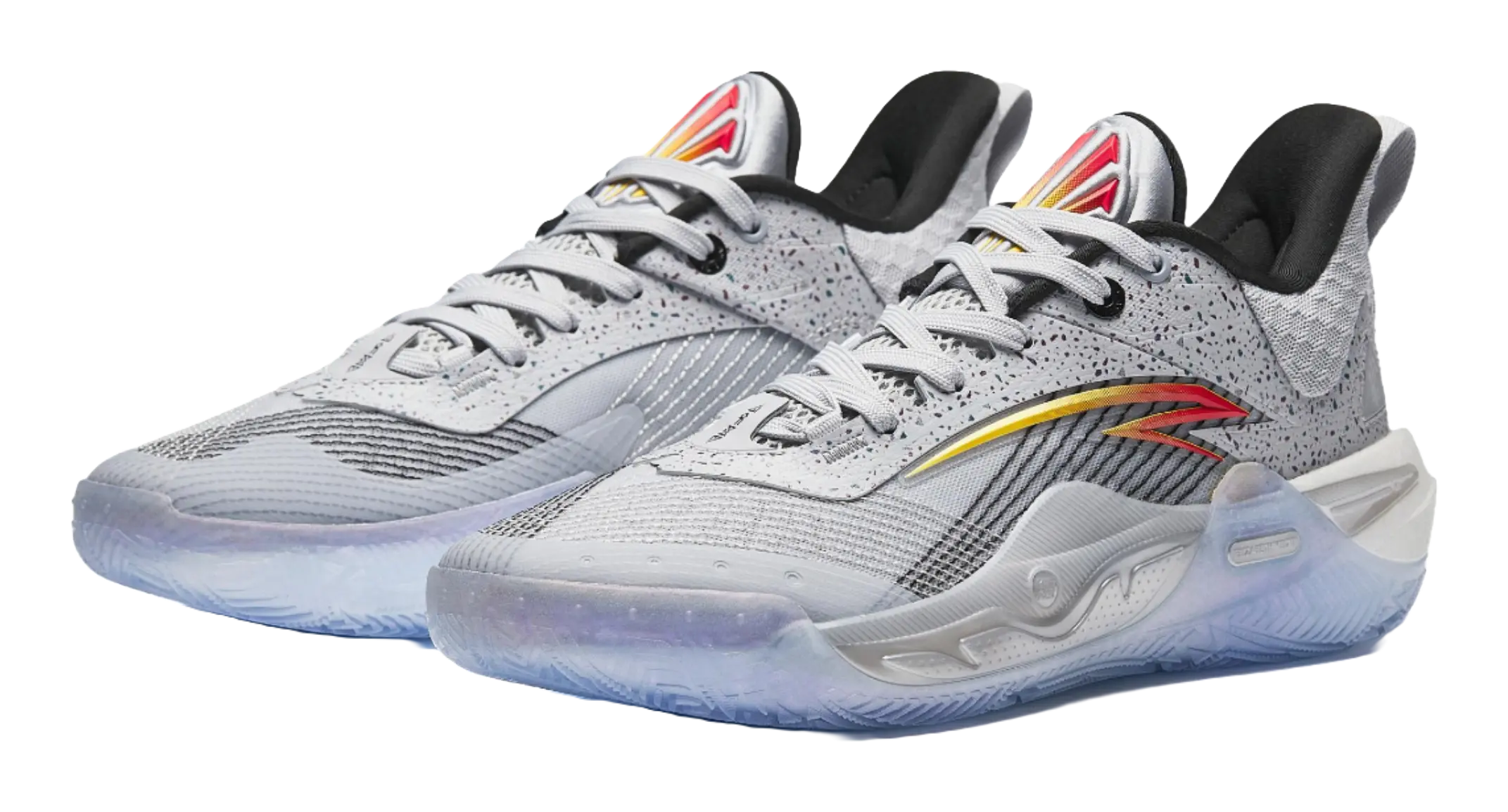 ANTA KAI 1 Speed Kyrie Irving "Pass the Torch" - Basketball Shoes Men's Gray Black Red - Image 3