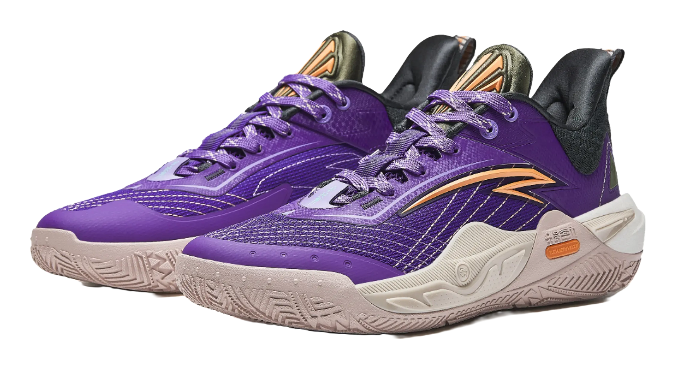 ANTA Kai 1 Speed Prophecy Men's Basketball Shoes - Dynasty Purple - Image 3