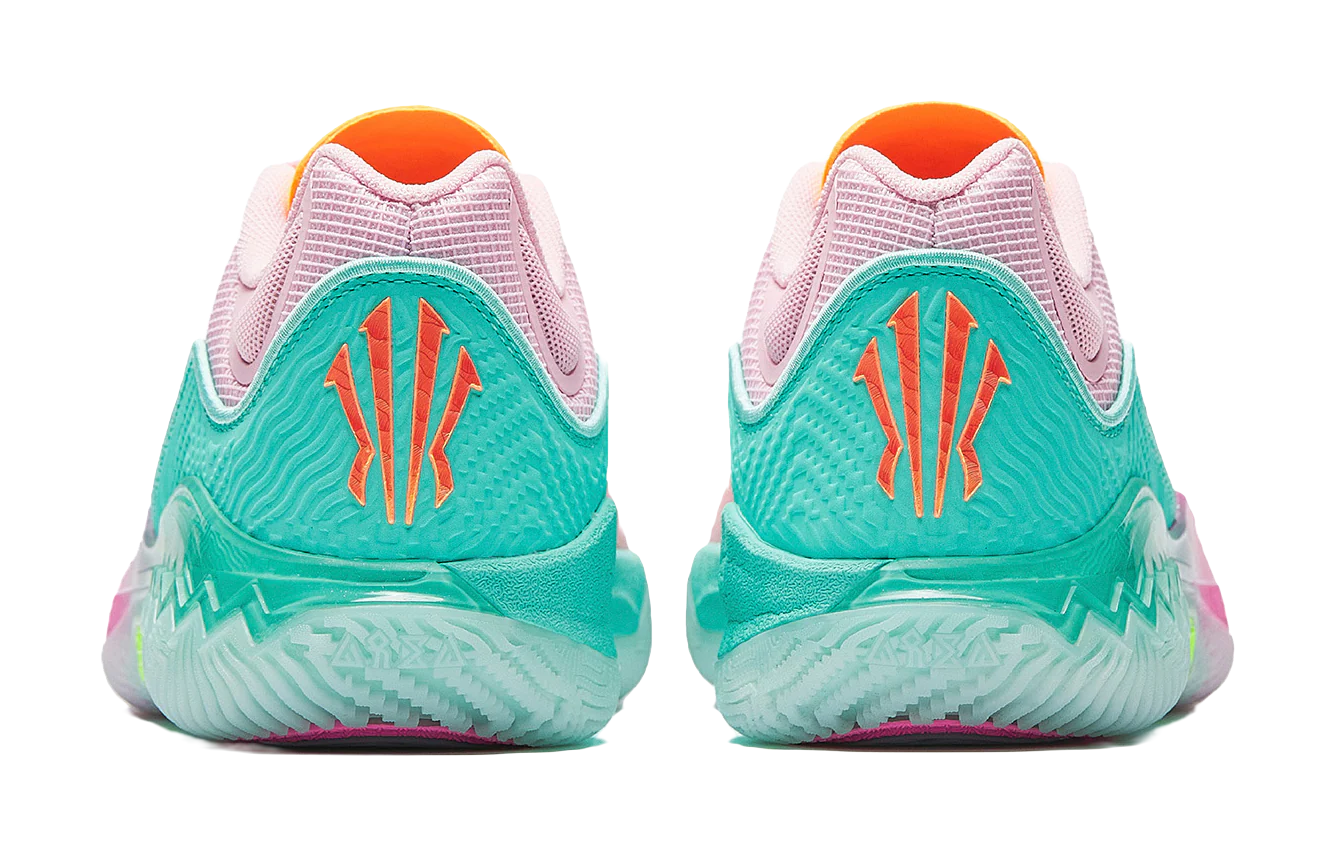 Anta KAI SPEED 2 'Cloud Rainbow' - Basketball Shoes Men's Cute Pink/Clear Blue - Image 4