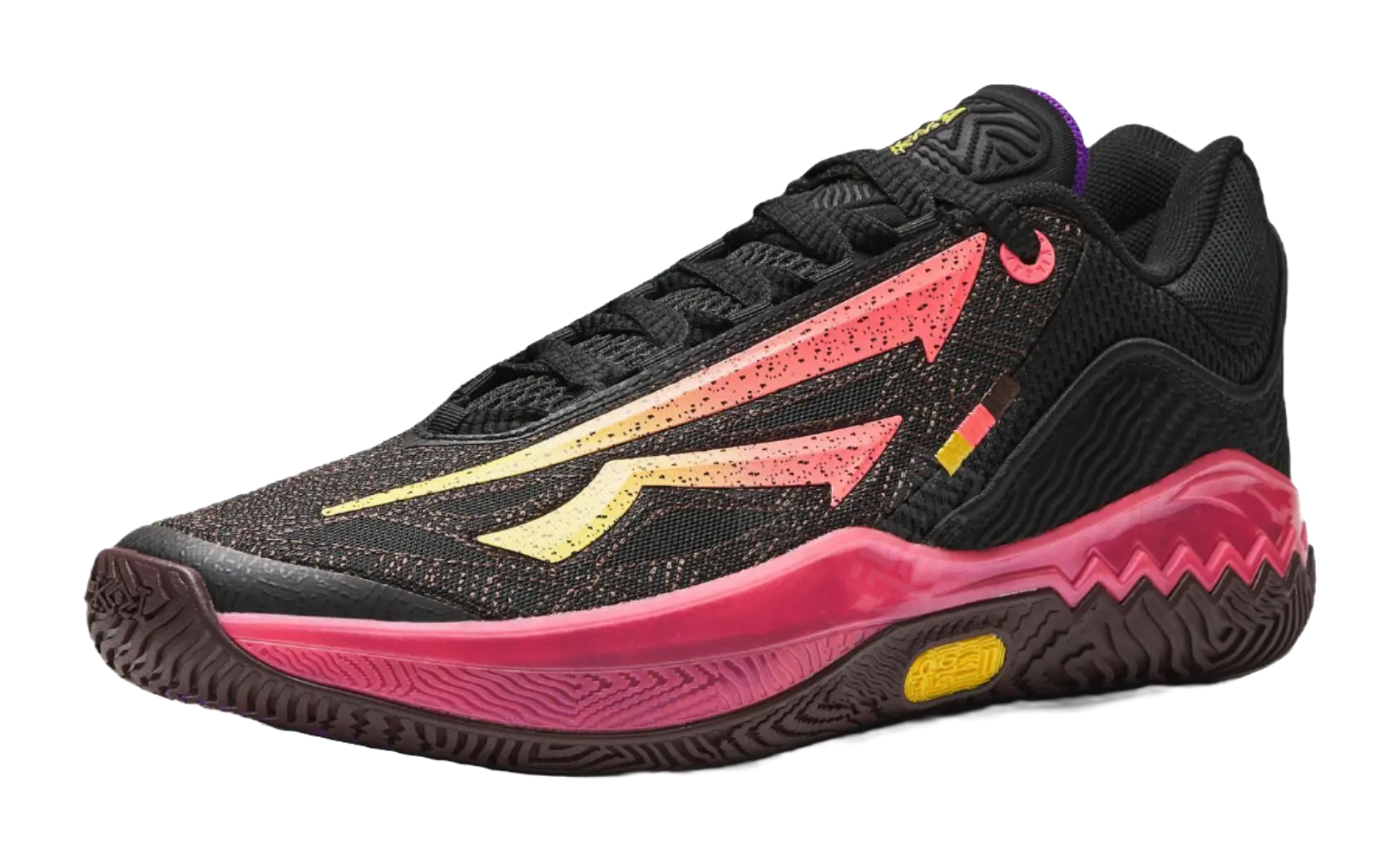 Anta KAI SPEED 2 Blaze Twin Flames - Basketball Shoes Mens Black Pink - Image 3
