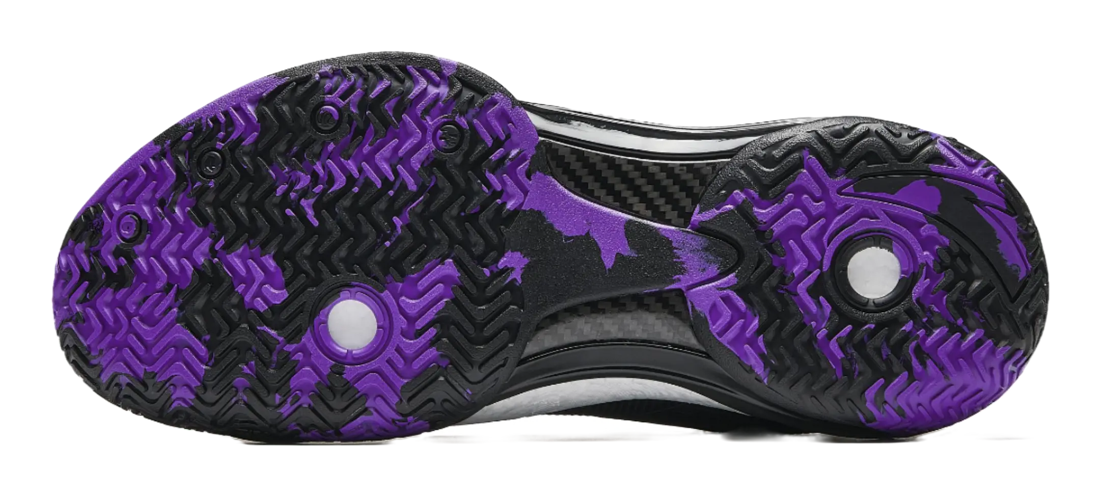 ANTA Shock Wave 4 BM 'Black Silver and Purple' - Image 6