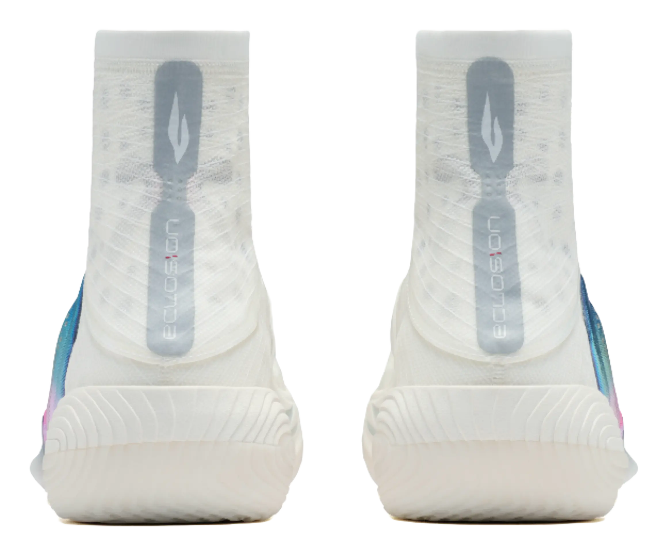 ANTA SNEAKERVERSE Eclosion Type 1 High-Top Basketball Shoes Men's Iridescent White - Image 4