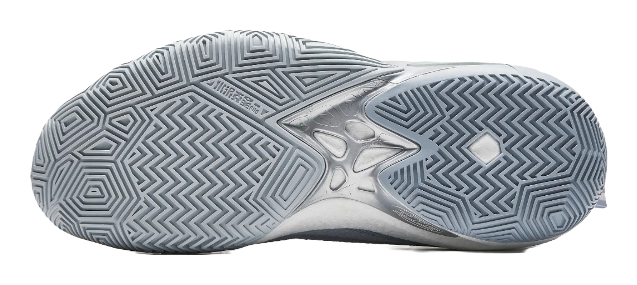 Anta Swagger 2 Men's Low-Top Basketball Shoes - Cushioning, Abrasion Resistant, Gray/Silver - Image 8