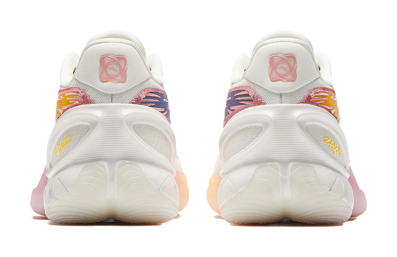 Anta Zap 3 'Sunrise' - Basketball Shoes Men's White Powder Yellow - Image 3