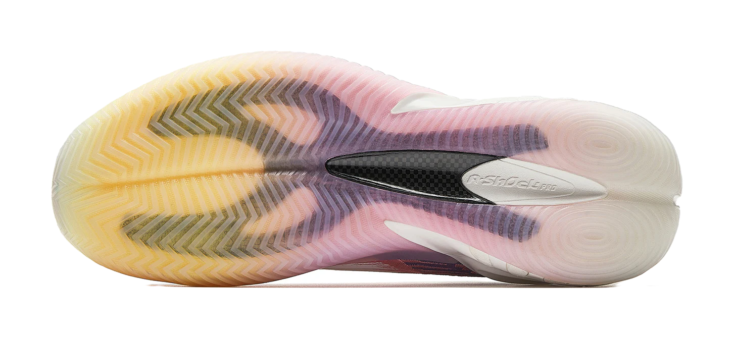 Anta Zap 3 'Sunrise' - Basketball Shoes Men's White Powder Yellow - Image 4
