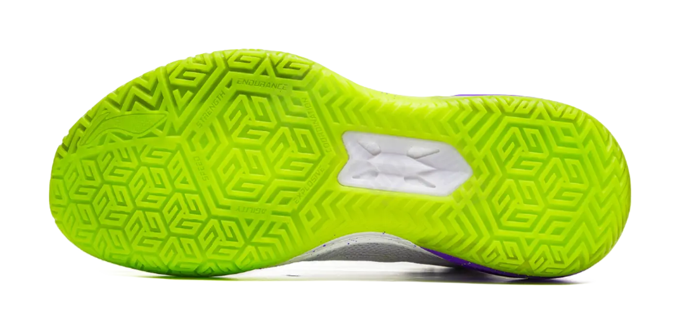Disney x Li-Ning Men's Basketball Shoes - Cushioned, Slip & Abrasion Resistant, Rebound Performance, White - Image 7