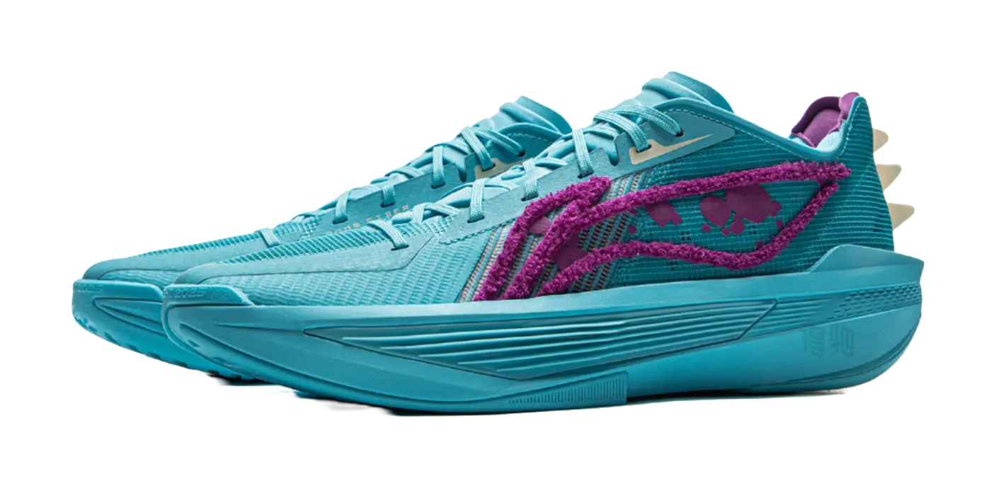 Disney x Li-Ning Ultra Light Men's Basketball Shoes - Sea Teal - Image 3