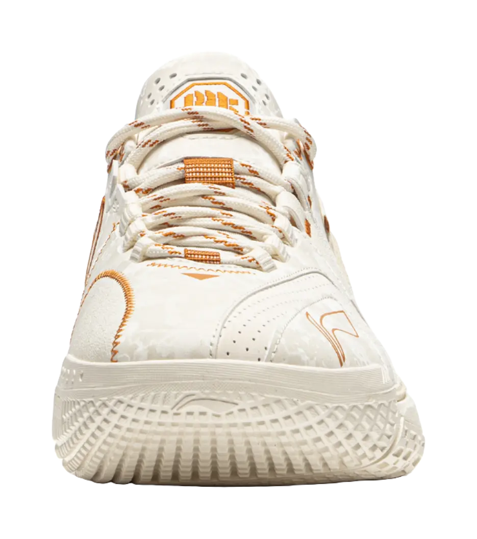 Li-Ning BADFIVE 4.5 Men's Basketball Shoes - BOOM Cushioning, Slip & Abrasion Resistant, Beige - Image 5