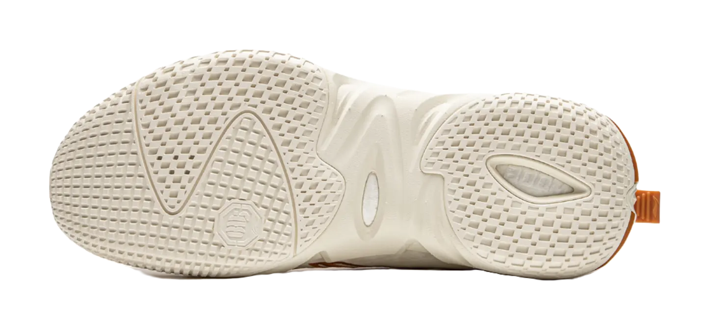 Li-Ning BADFIVE 4.5 Men's Basketball Shoes - BOOM Cushioning, Slip & Abrasion Resistant, Beige - Image 7
